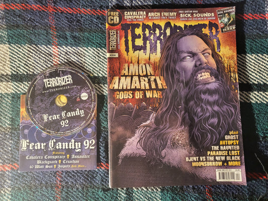 Terrorizer Magazine April 2011 #208 (973) With CD Amon Amarth Moonsorrow