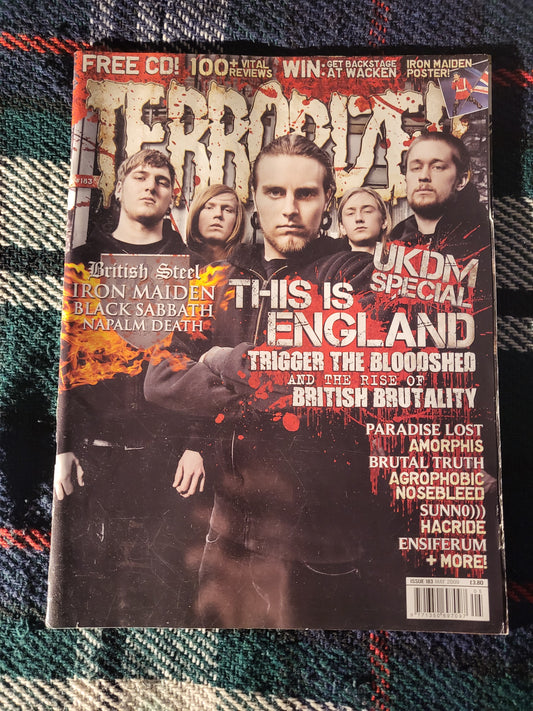 Terrorizer Magazine May 2009 #183 (973) Amorphis Black Sabbath