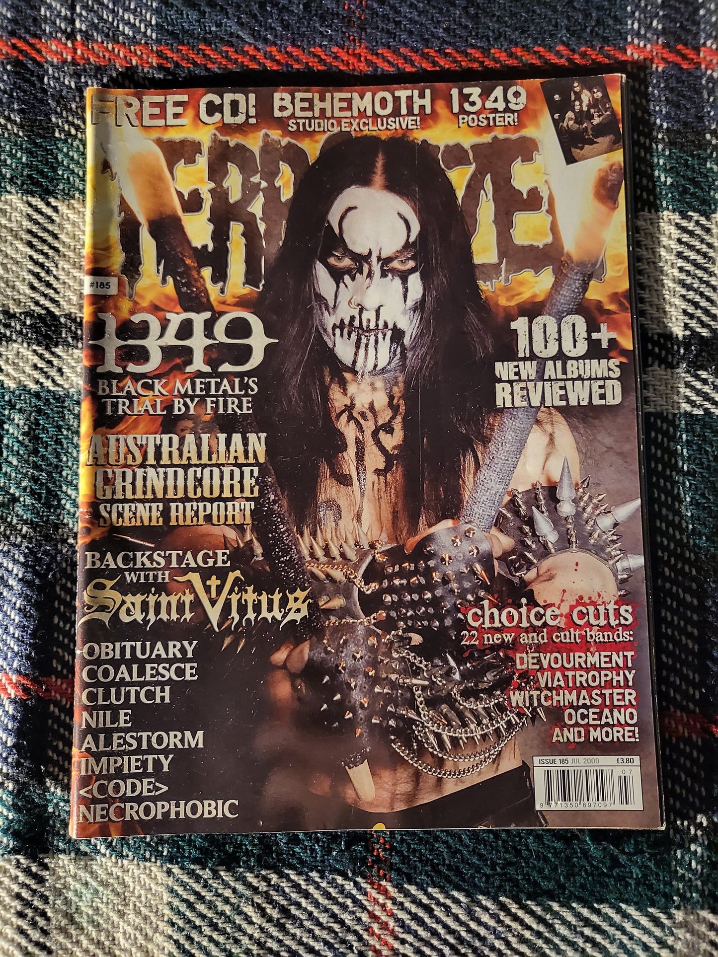 Terrorizer Magazine July 2009 #185 (973) 1349 Alestorm Coalesce