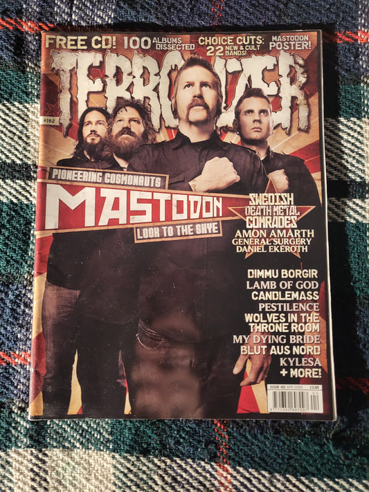 Terrorizer Magazine April 2009 #182 (973) Mastodon Pestilence Eluveitie