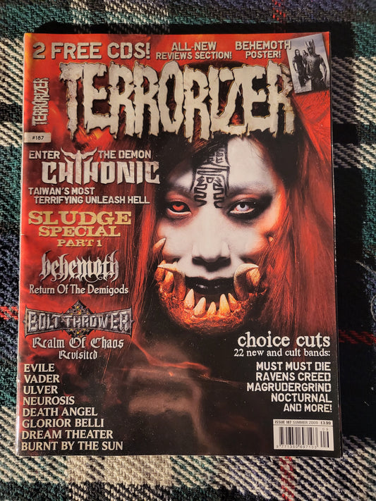 Terrorizer Magazine Summer 2009 #187 (973) Chthonic Benemoth Vader
