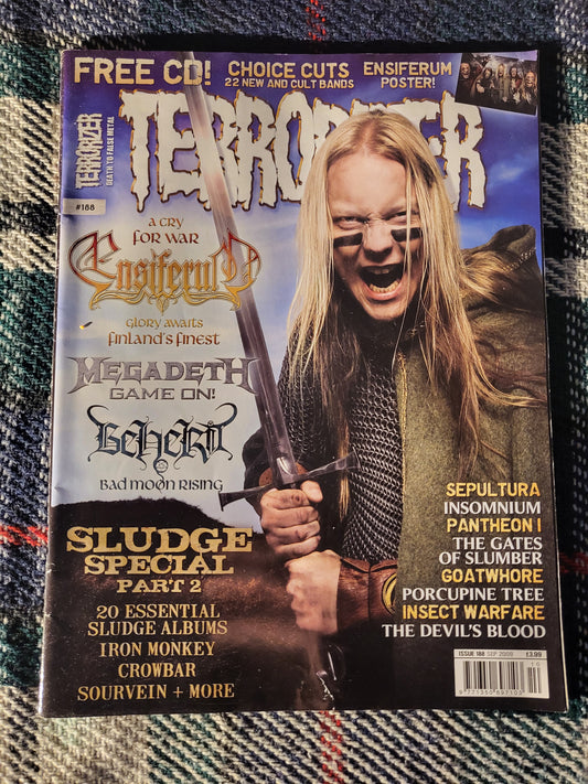 Terrorizer Magazine September 2009 #188 (973) Ensiferum Megadeth