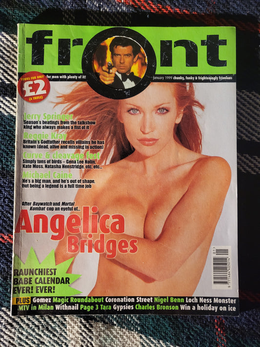 Front Magazine January 1999 #3 (Rare)(972) Angelica Bridges POSTER