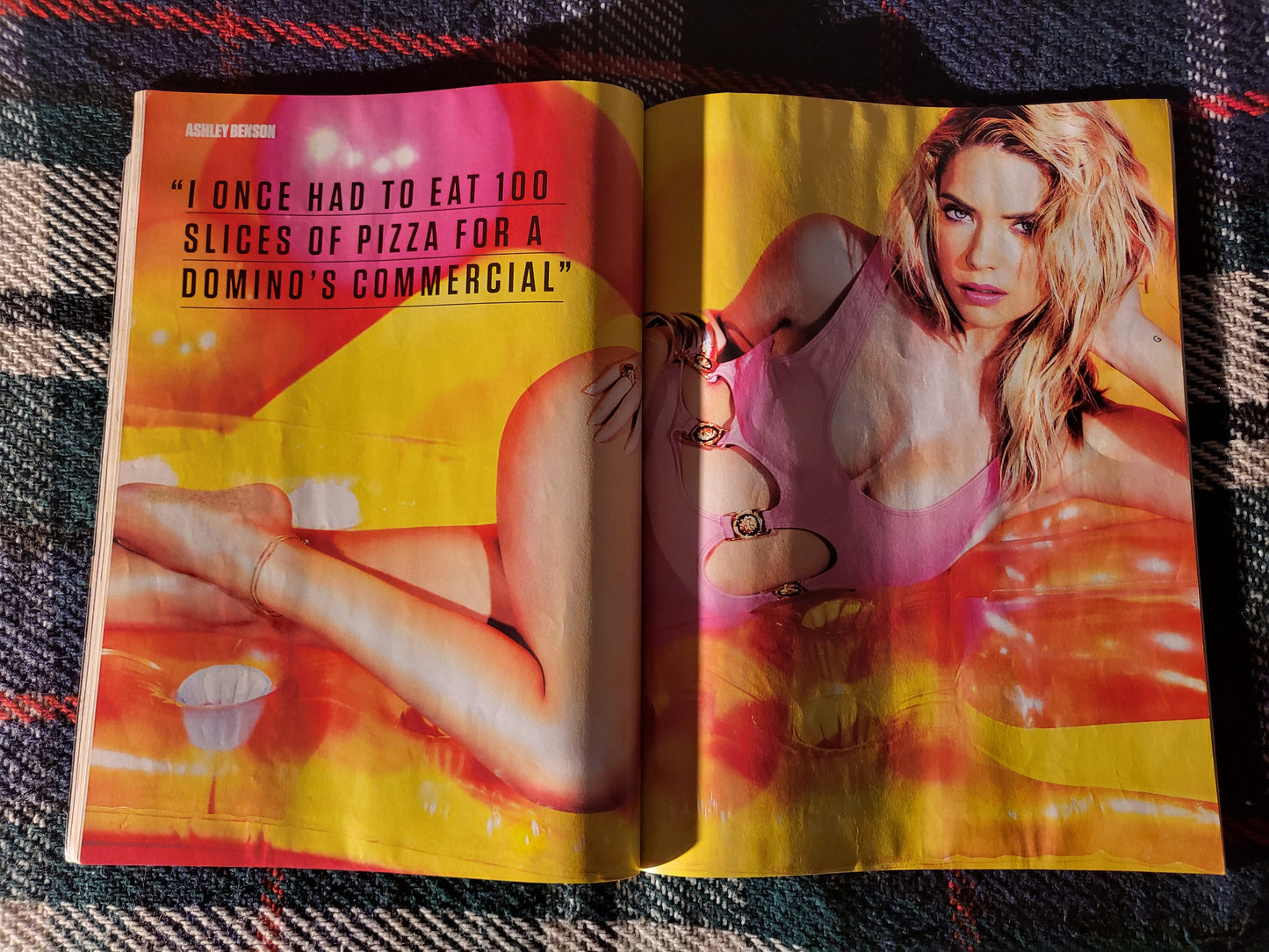 FHM Magazine March 2015 DAMAGED (975) Ashley Benson Melissa Satta Mikaela Hoover