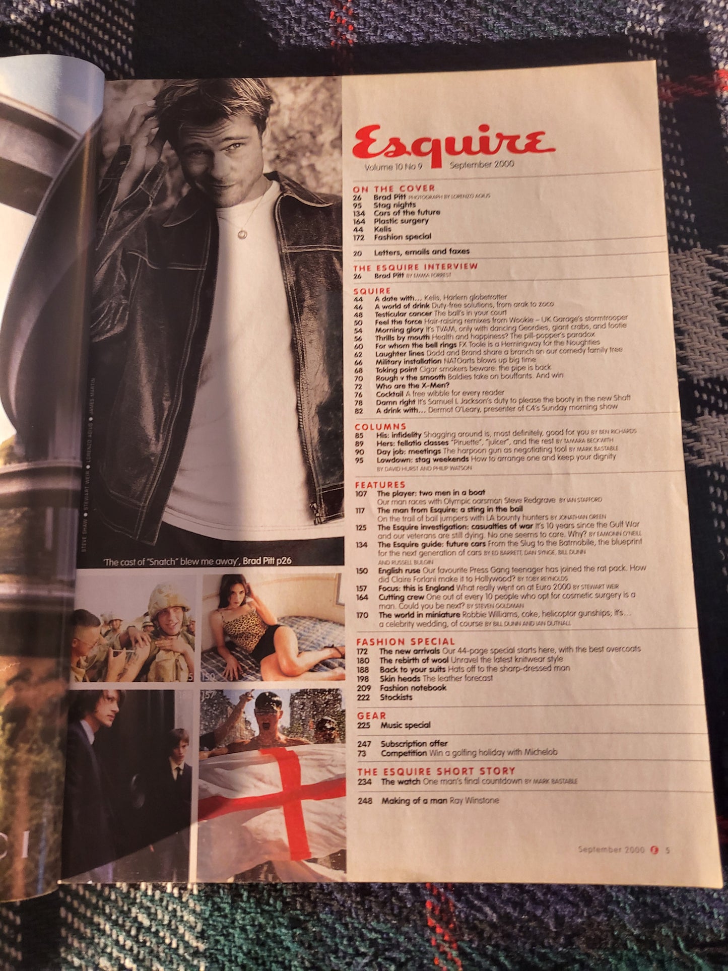 ESQUIRE Magazine September 2000 (974) Brad Pitt