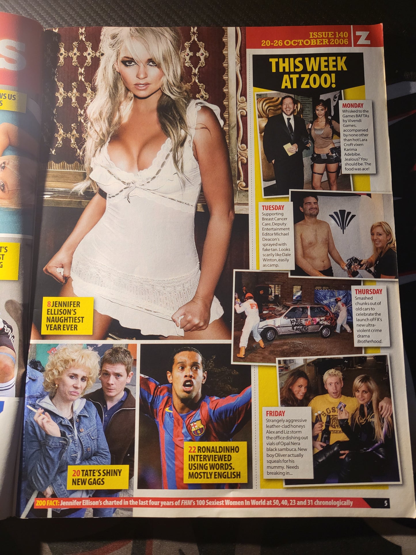 ZOO Magazine 20-26 October 2006 (976) Jennifer Ellison Lucy Pinder
