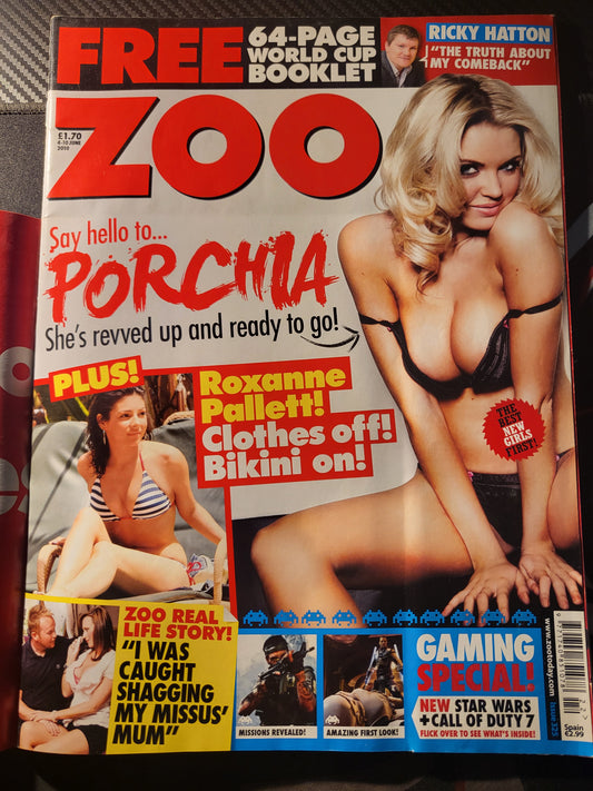 ZOO Magazine 4-10 June 2010 (976) Porchia POSTER Roxanne Pallett