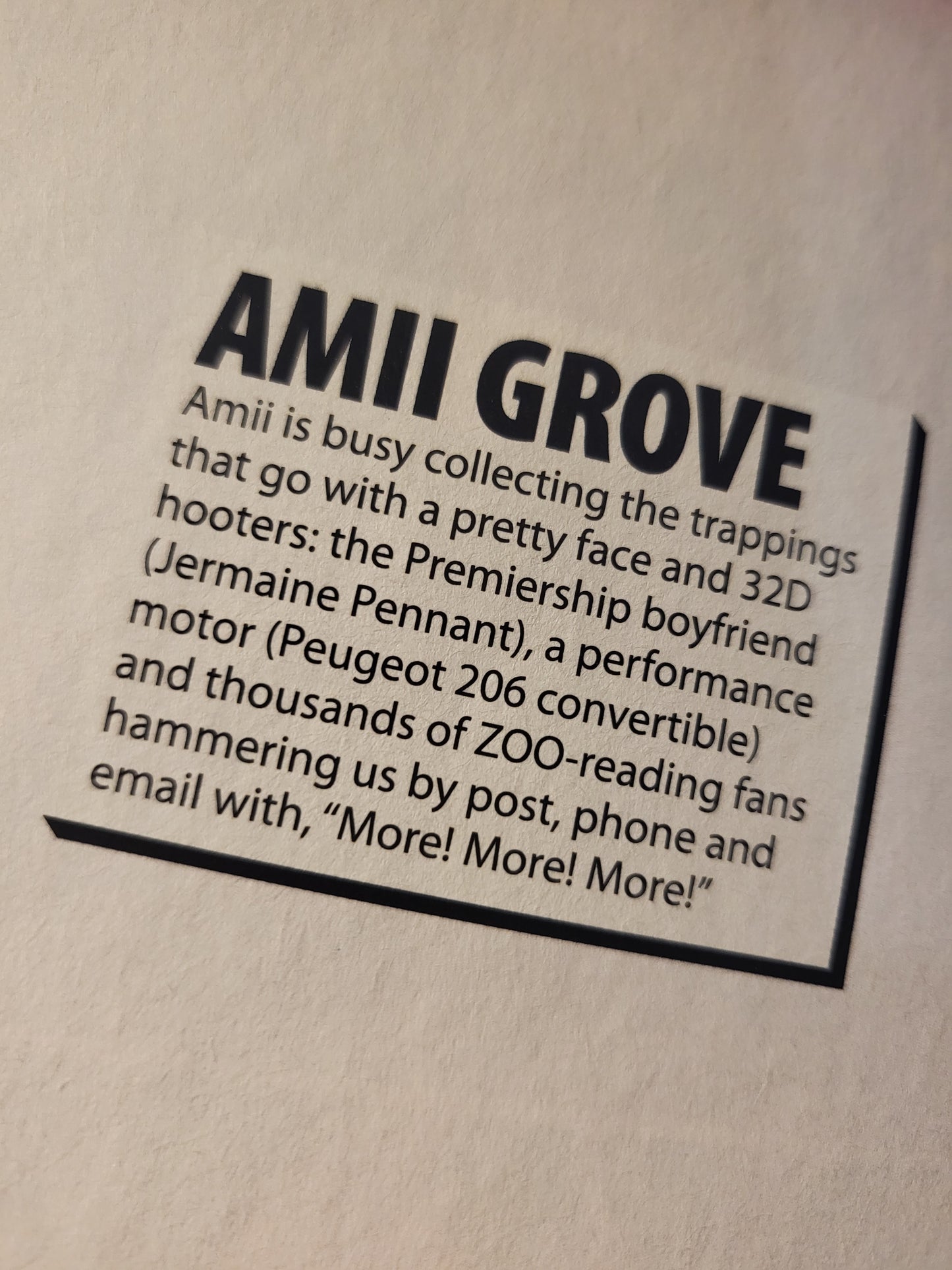ZOO Magazine 13-19 April 2007 (976) Vikki Blows Amii Grove Louise Cliffe