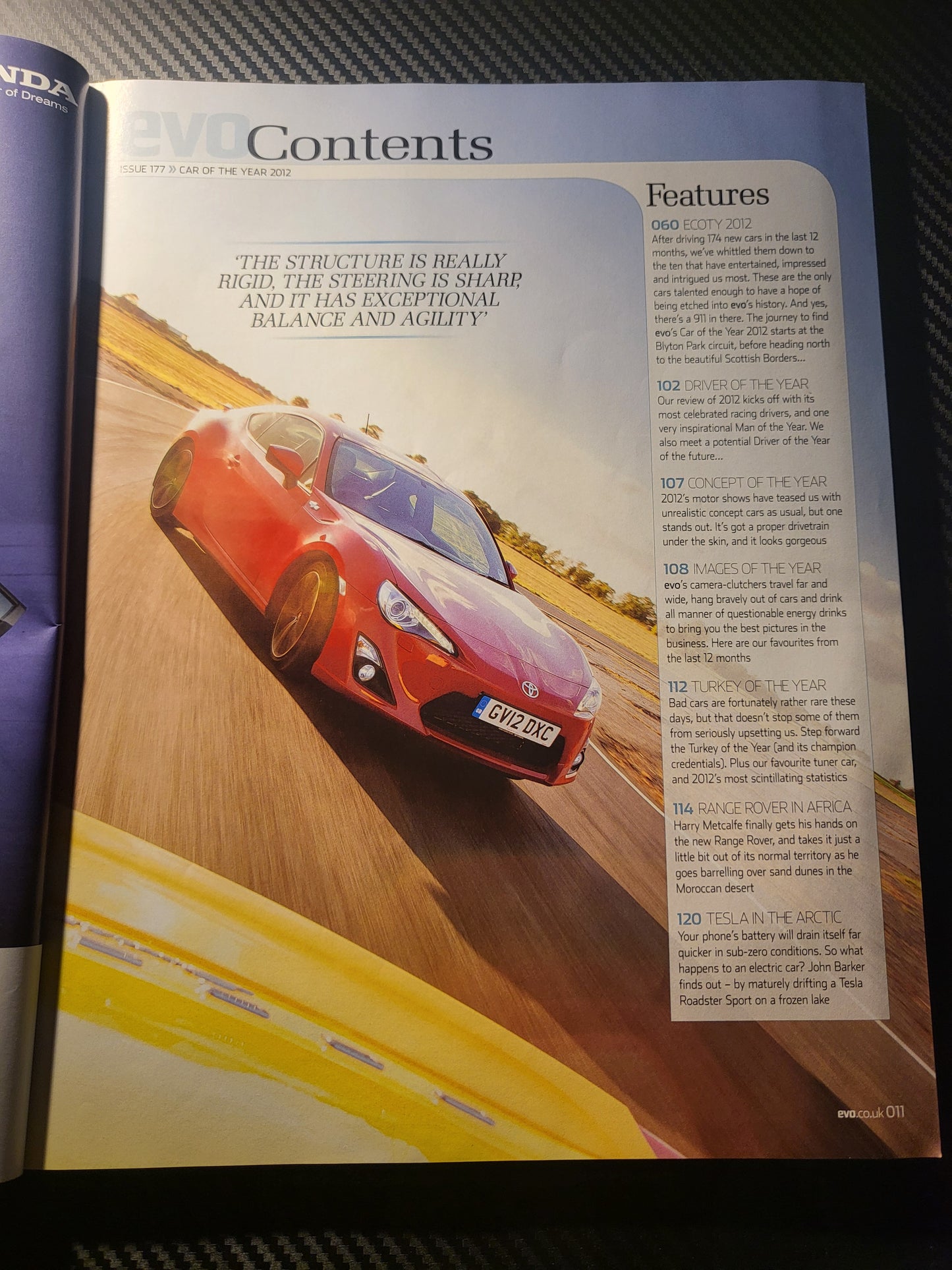 EVO Magazine #177 Car of the Year Issue (978) McLaren 12c Spider Aston Martin DB9