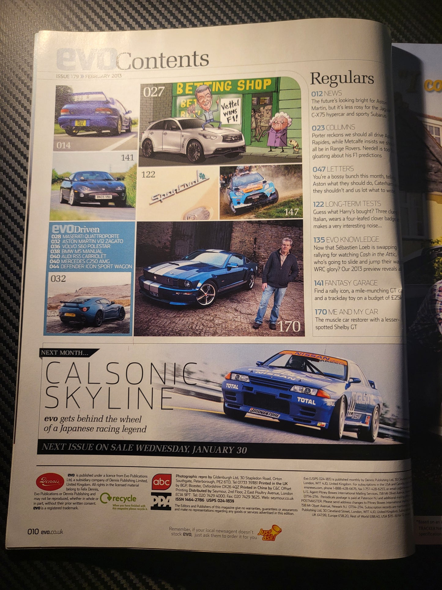 EVO Magazine February 2013 #179 (978) Renault Clio 200 Cup v Porsche 997 GT3 v Subaru WRX STI v BMW E90 M3