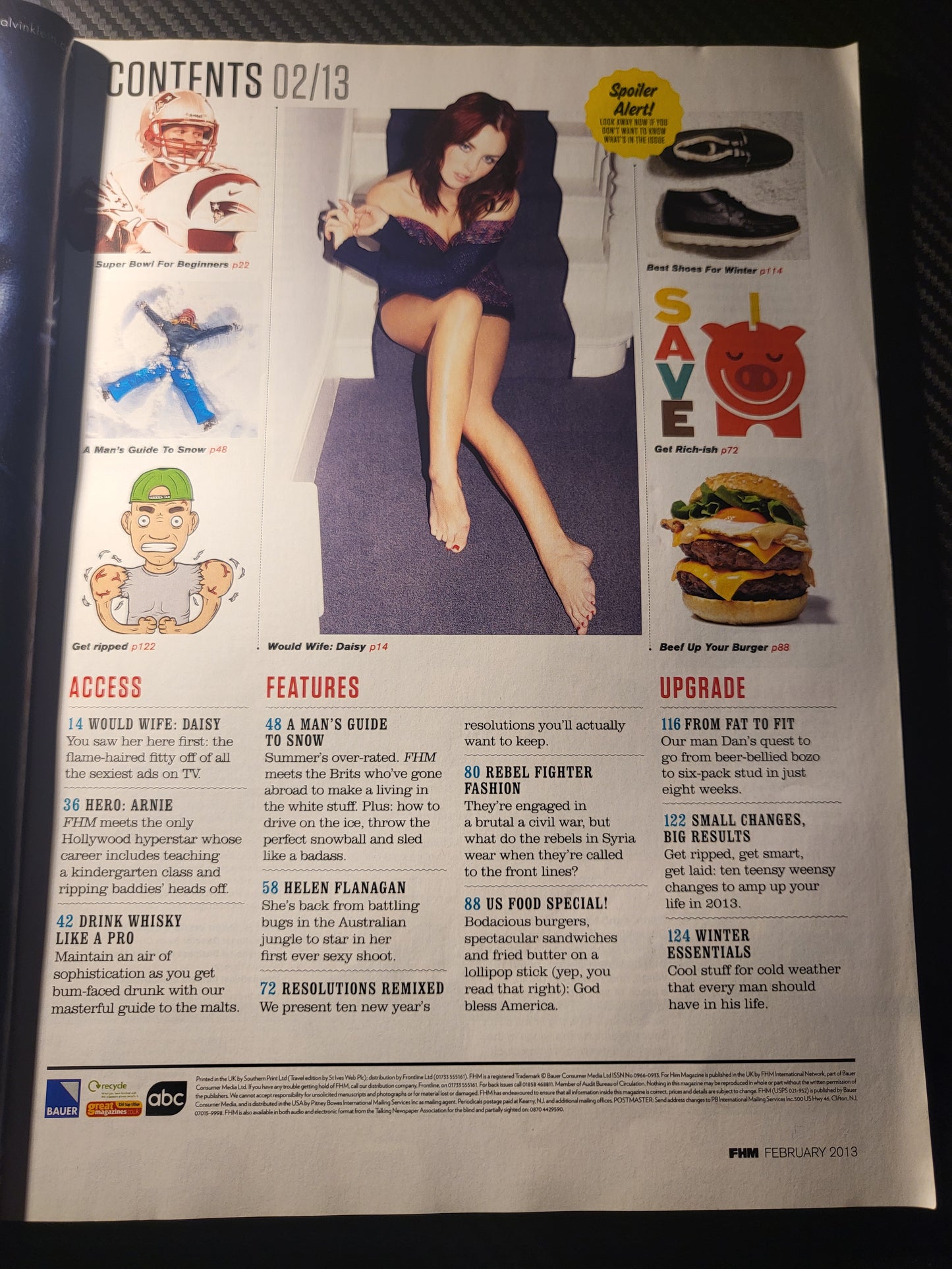 FHM Magazine February 2013 (981) Helen Flanagan - Arnold Schwarzenegger