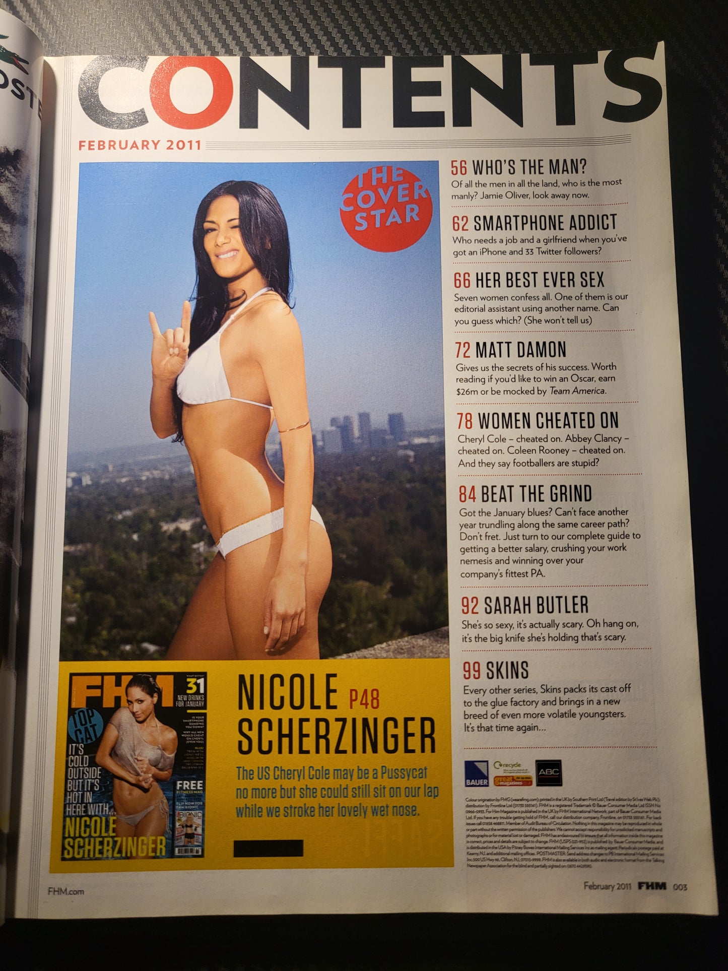 FHM Magazine February 2011 (980) Sarah Harding Anna Nicole Smith Anastacia