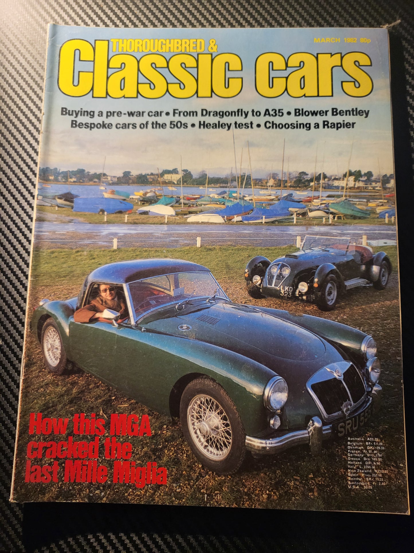 Classic Cars Magazine March 1982 (985) AC Cobra, Sunbeam, Healey, Bentley