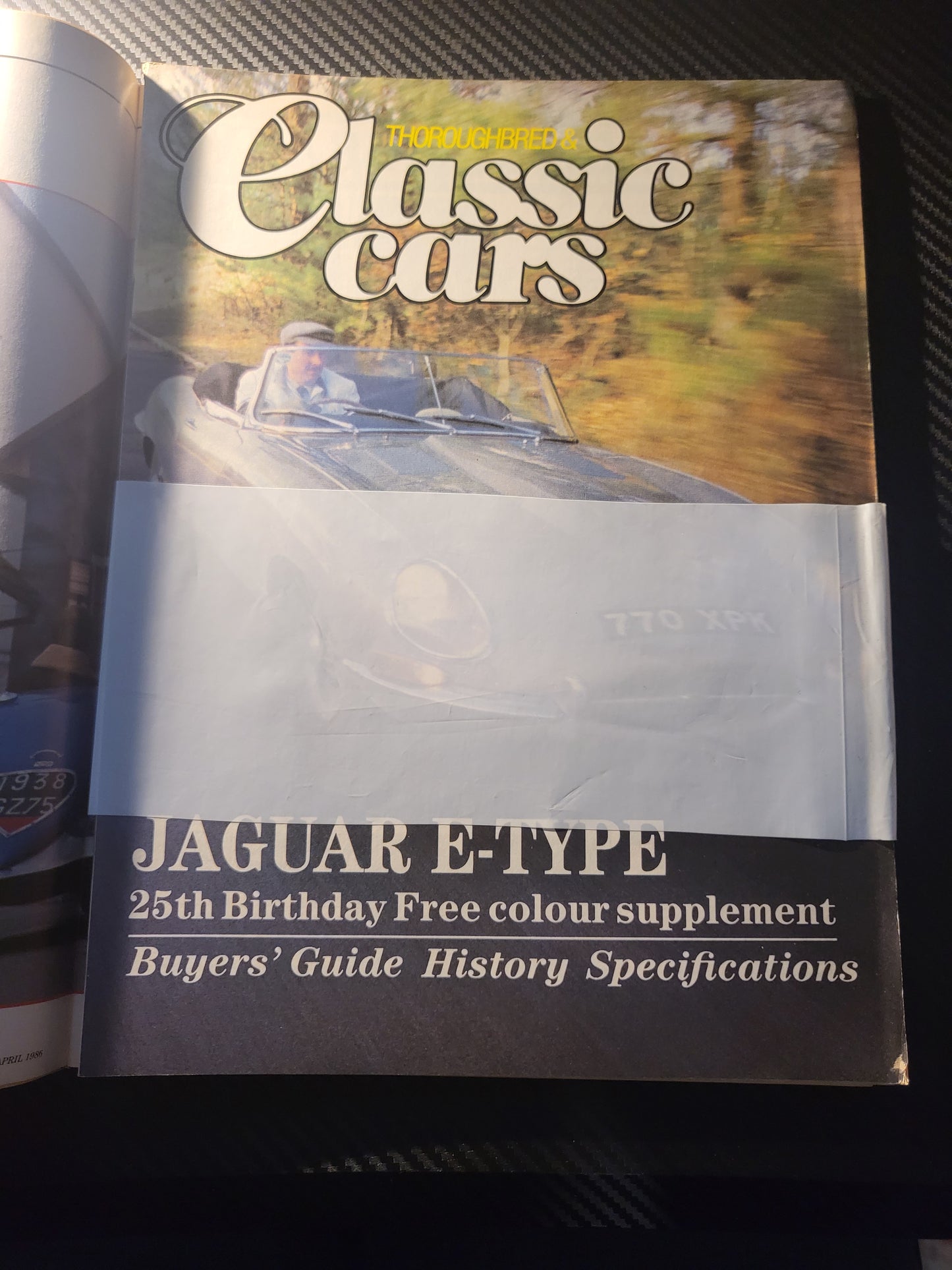 Classic Cars Magazine April 1986 (985) with Supplement Jaguar E-Type Alfa Romeo