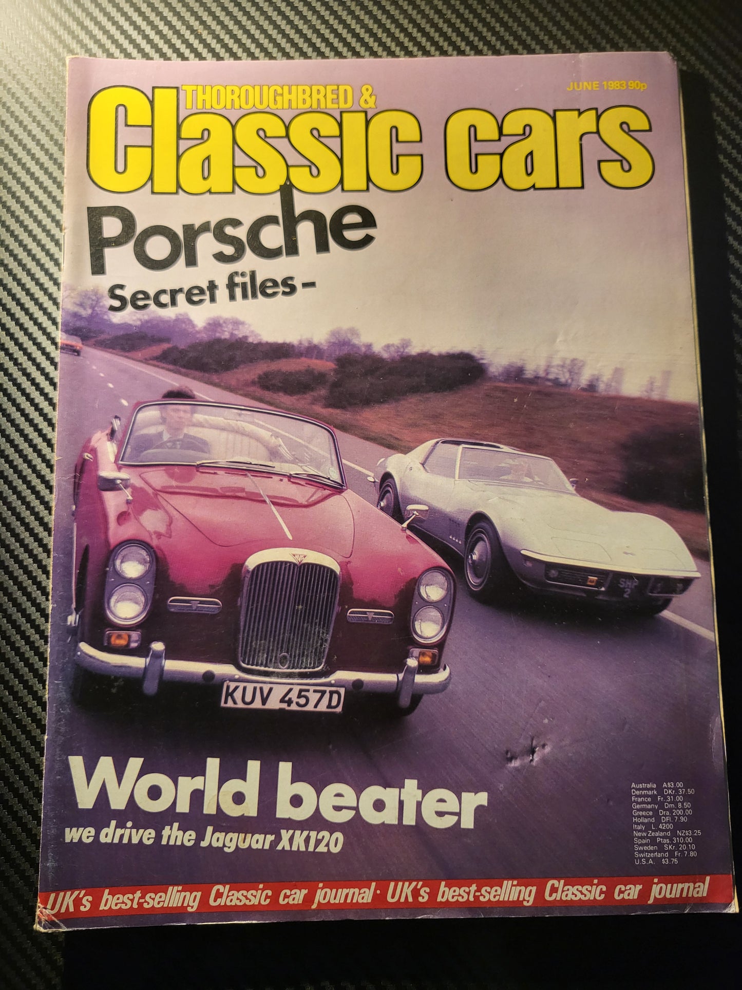 Classic Cars Magazine June 1983 (985) Porsche Alvis Bristol Leyland XK