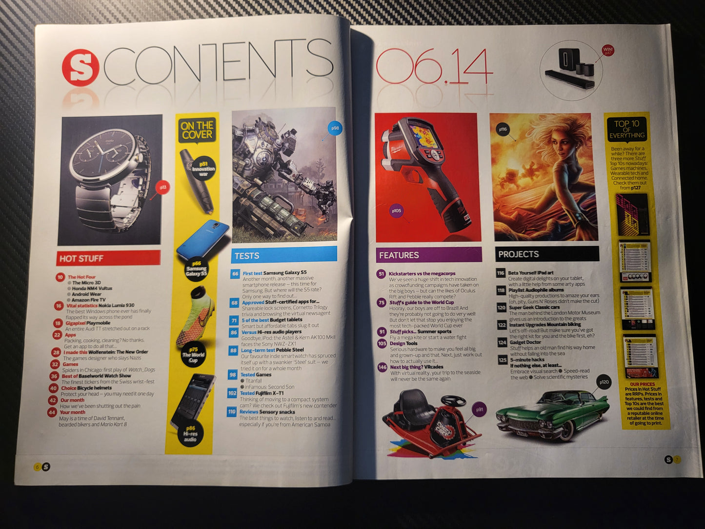 Stuff Magazine June 2014 (984)(Rare) Samsung Galaxy Fujifilm X-T1 Nokia Lumia 930