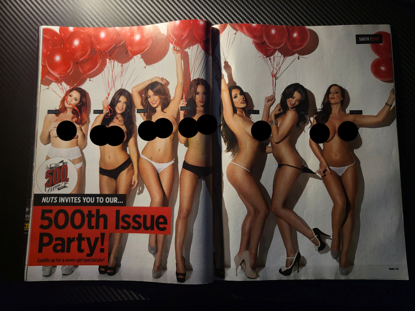 Nuts Magazine 18-24 October 2013 (984)(Rare) 2x POSTER Lucy Pinder Holly Peers
