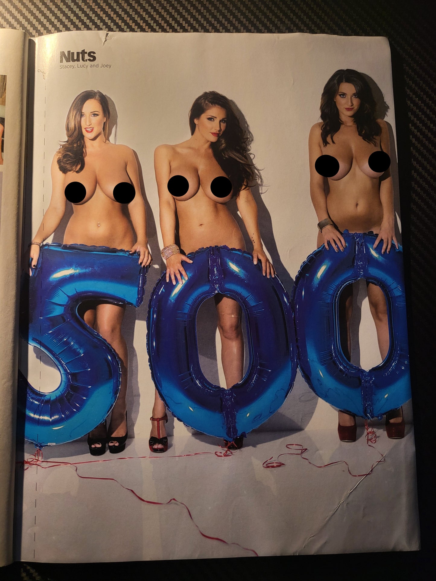 Nuts Magazine 18-24 October 2013 (984)(Rare) 2x POSTER Lucy Pinder Holly Peers