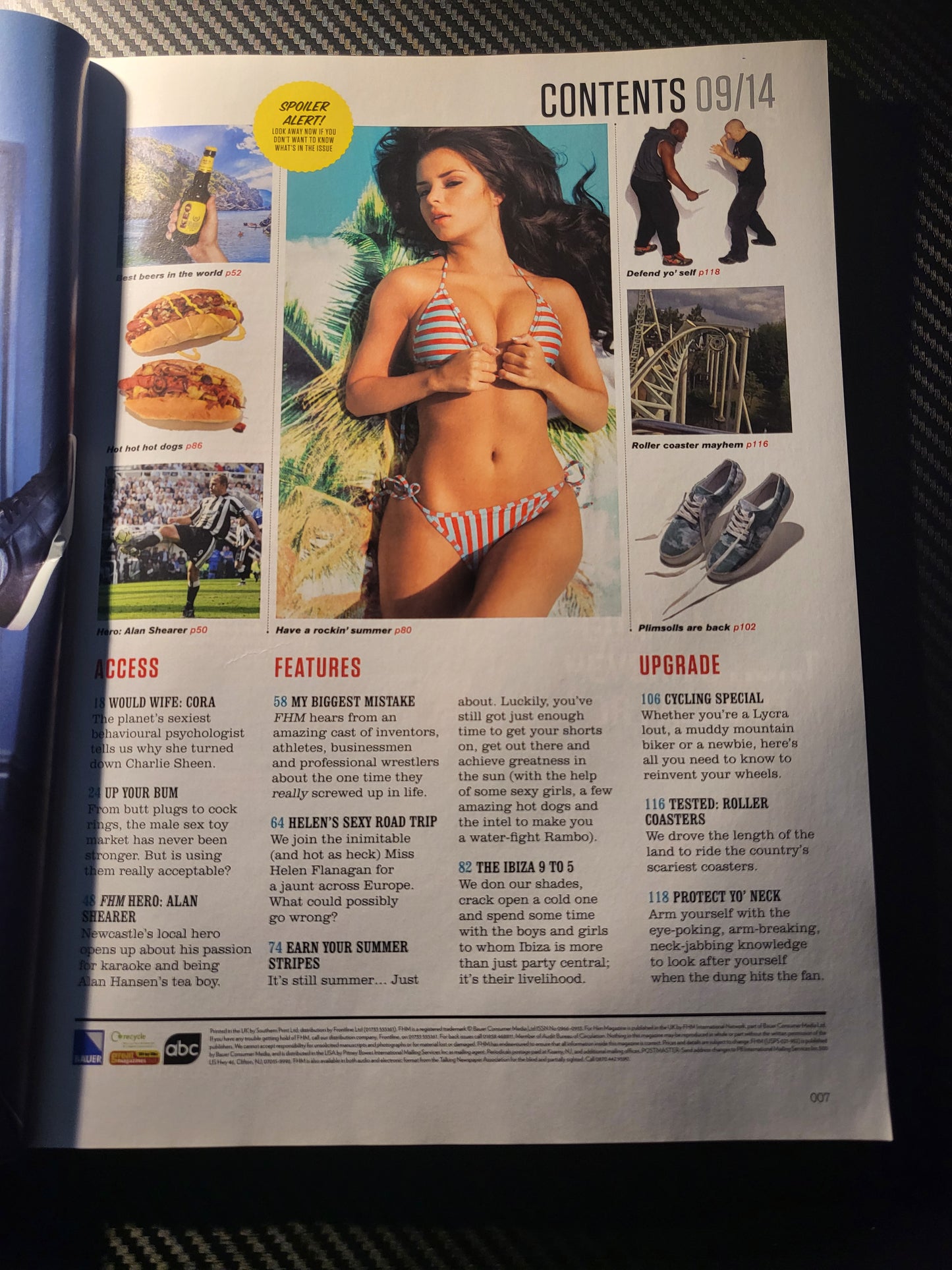 FHM Magazine September 2014 (984)(Rare) Helen Flanagan