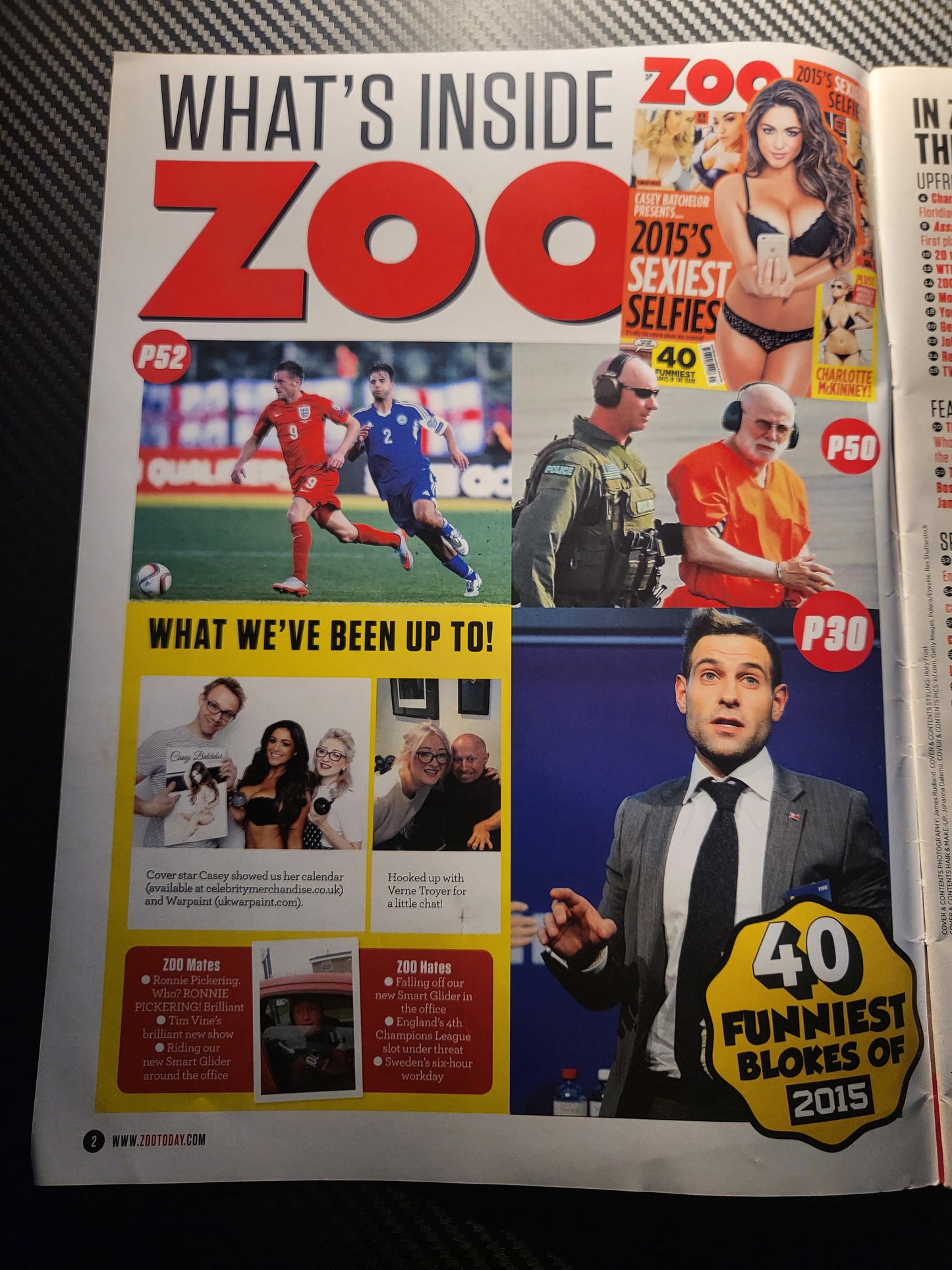 ZOO Magazine 9 15 October 2015 (987)(Rare) Casey Batchelor Charlotte McKinney