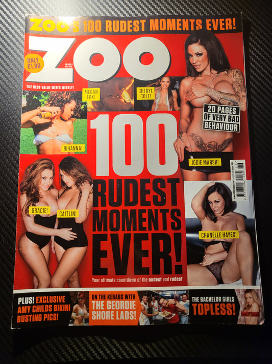 ZOO Magazine 29 June 5 July 2012 (987)(Rare) Jodie Marsh Chanelle Hayes Megan Fox