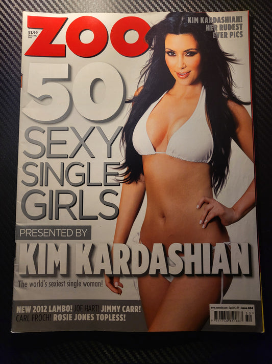 ZOO Magazine 16-22 December 2011 (987)(Rare)  Kim Kardashian Rosie Jones