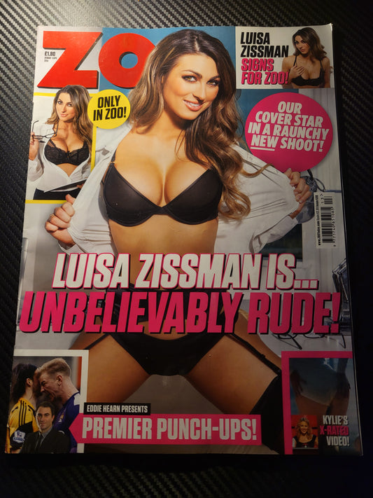ZOO Magazine 28 March 3 April 2014 (987)(Rare) POSTER LUISA ZISSMAN KYLIE MINOGUE