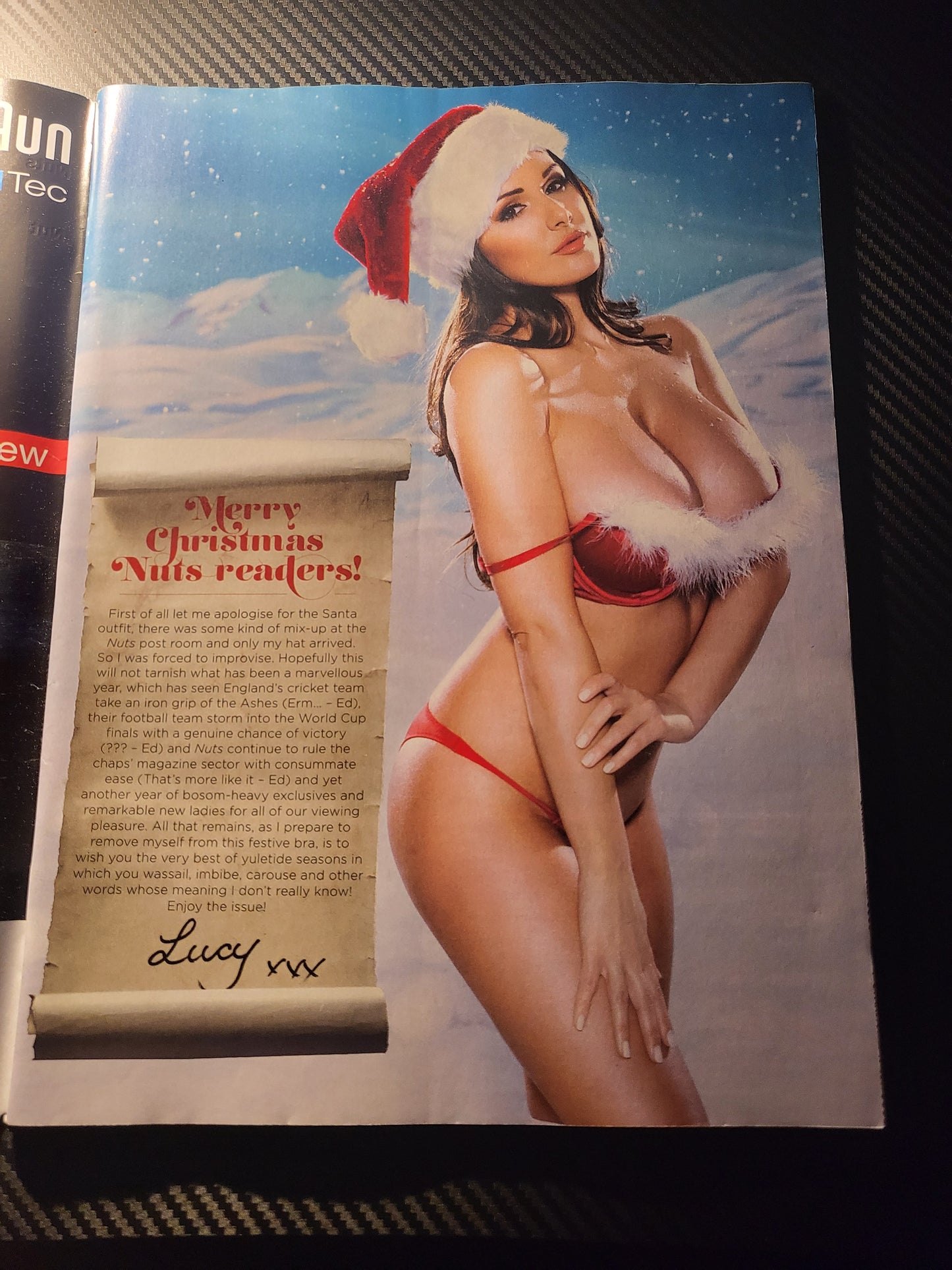 NUTS 13-26 December 2013 (988)(Rare) Christmas Special POSTER Lucy Pinder