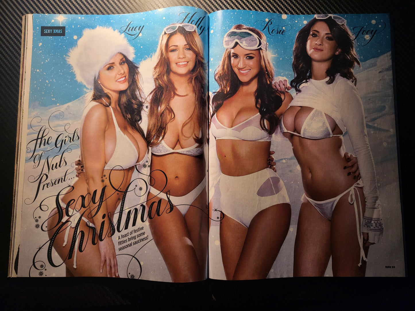 NUTS 13-26 December 2013 (988)(Rare) Christmas Special POSTER Lucy Pinder