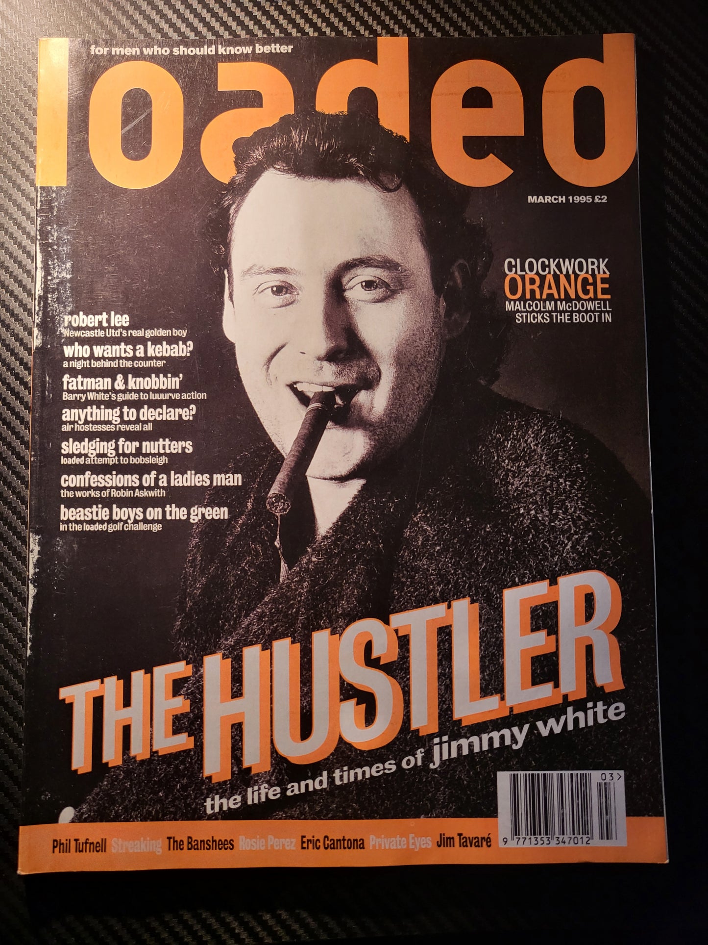 Loaded Magazine March 1995 (989) Rosie Perez Jimmy White Clockwork Orange McDowe