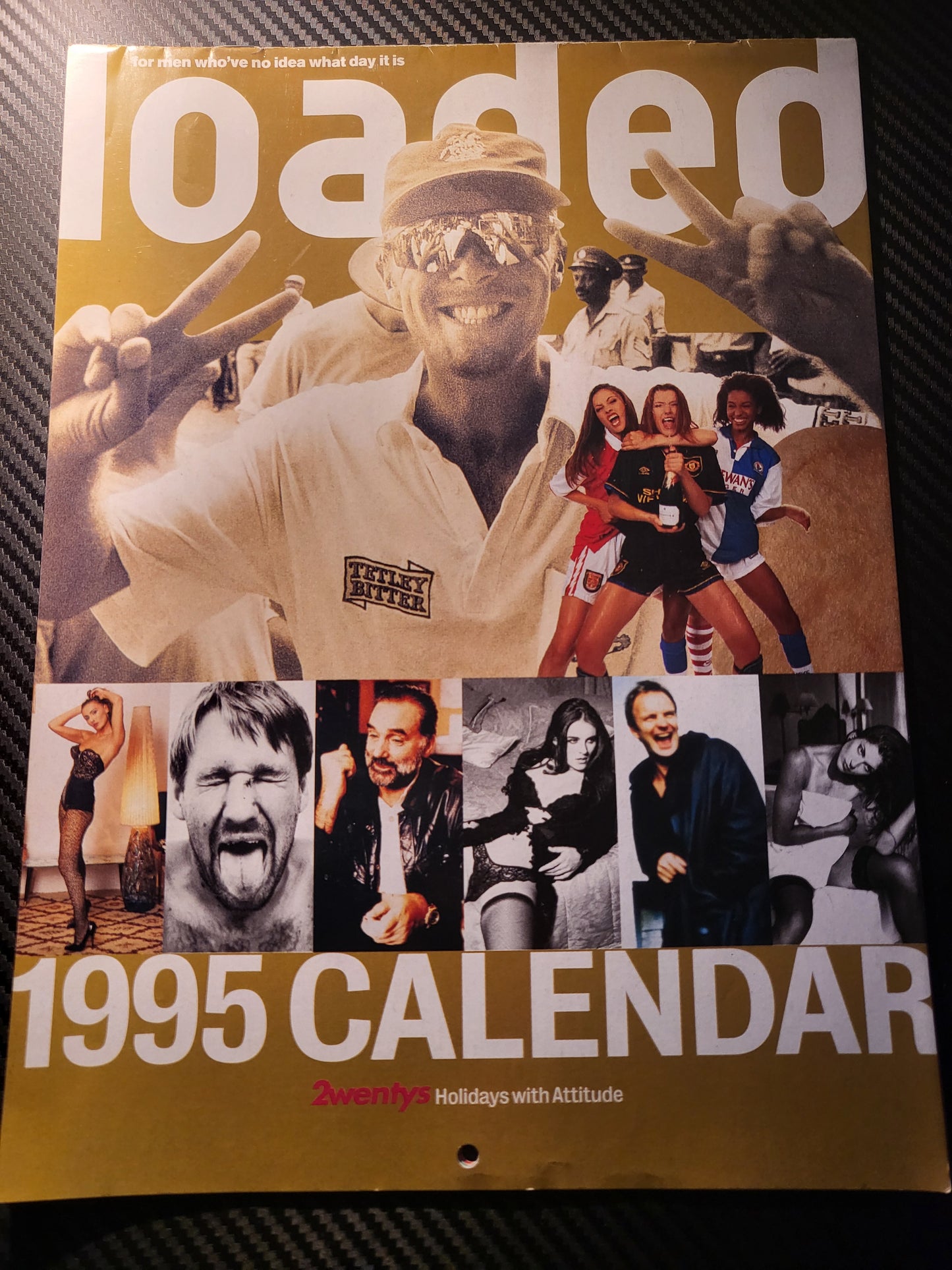 Loaded Magazine Calendar 1995 (989) ANNA Friel LIZ Hurley PAUL WELLER