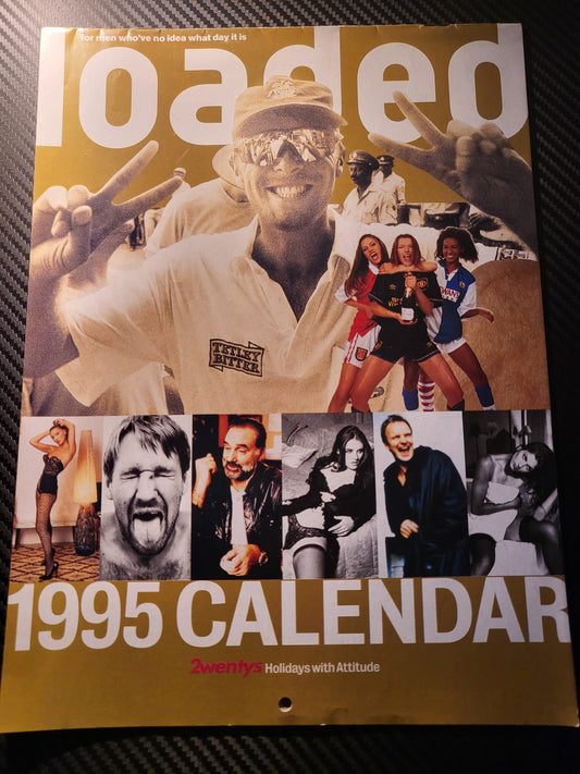 Loaded Magazine Calendar 1995 (989) ANNA Friel LIZ Hurley PAUL WELLER