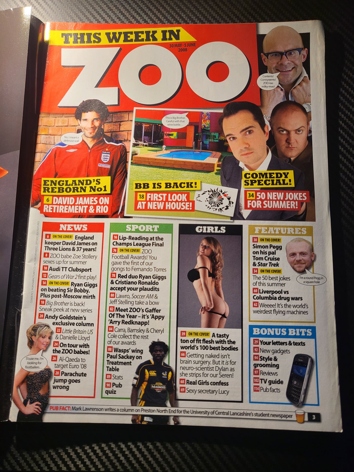 Zoo Magazine 30 May 5 June 2008 (990) Danni Wells 100 Hottest Honeys