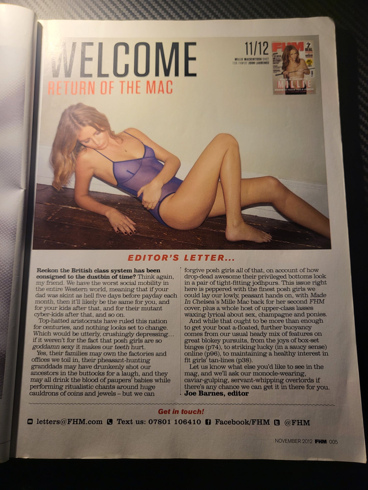 FHM Magazine November 2012 (996) Millie Mackintosh