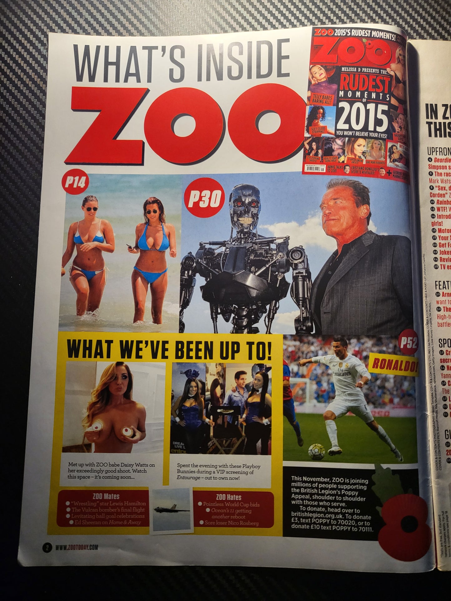 Zoo Magazine 6-12 November 2015 (993) Melissa Debling POSTER Marnie Simpson