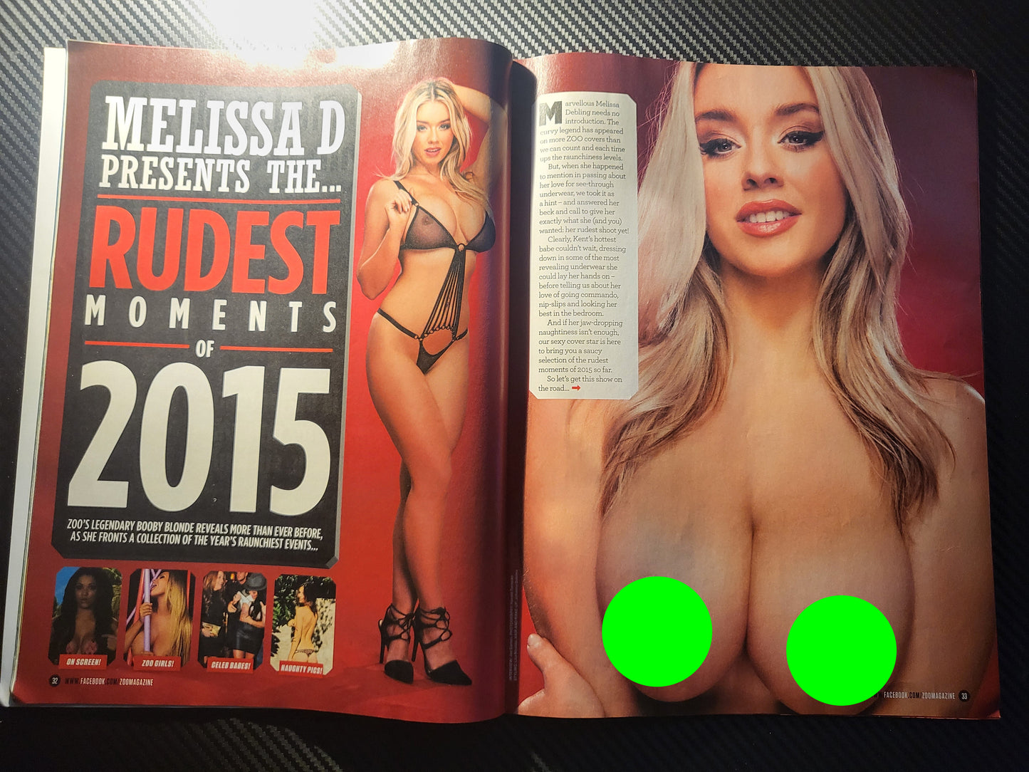 Zoo Magazine 6-12 November 2015 (993) Melissa Debling POSTER Marnie Simpson