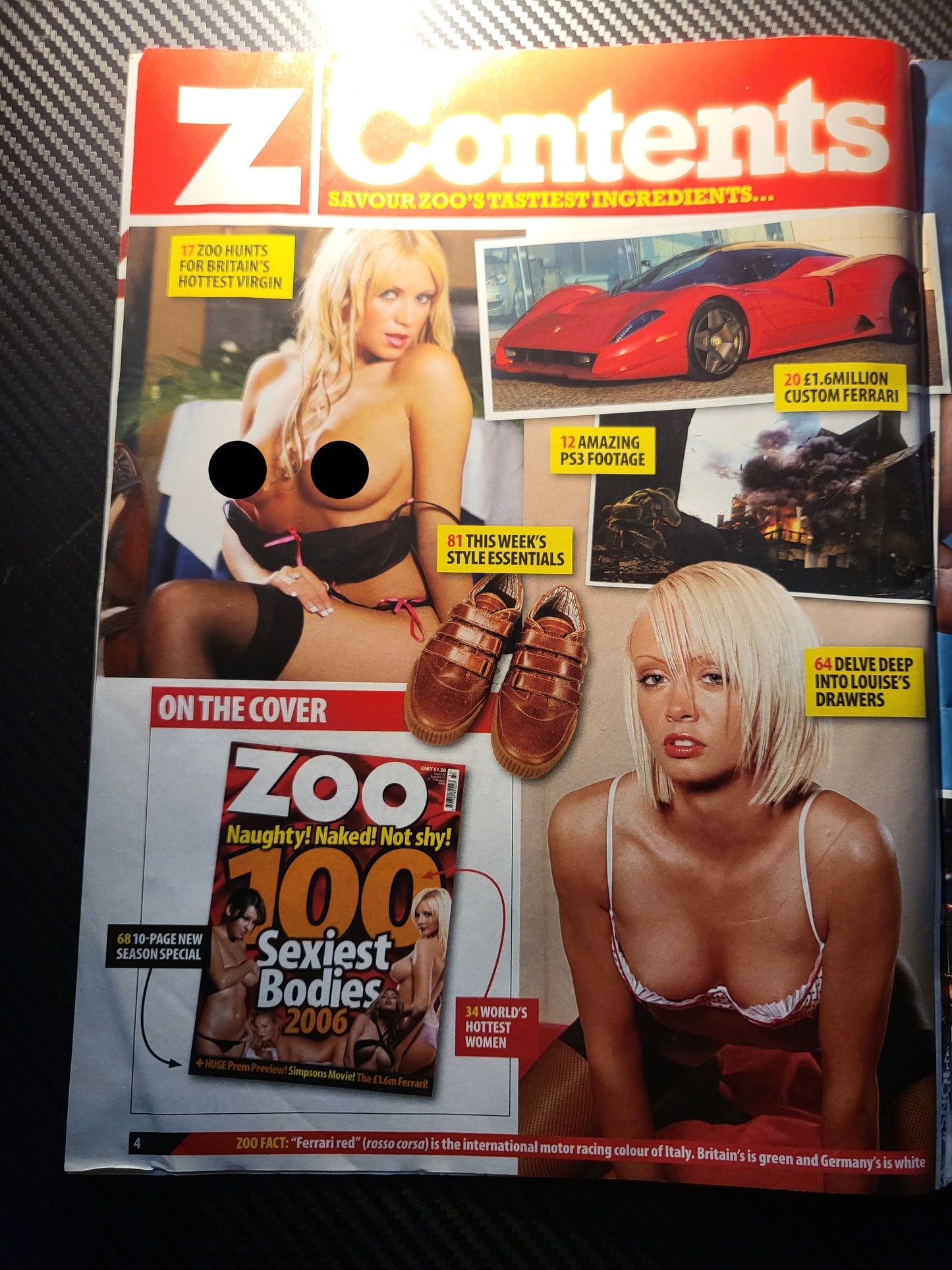 Zoo Magazine 11-17 August 2006 (993) Hottest Bodies 2006 Keeley Hazell