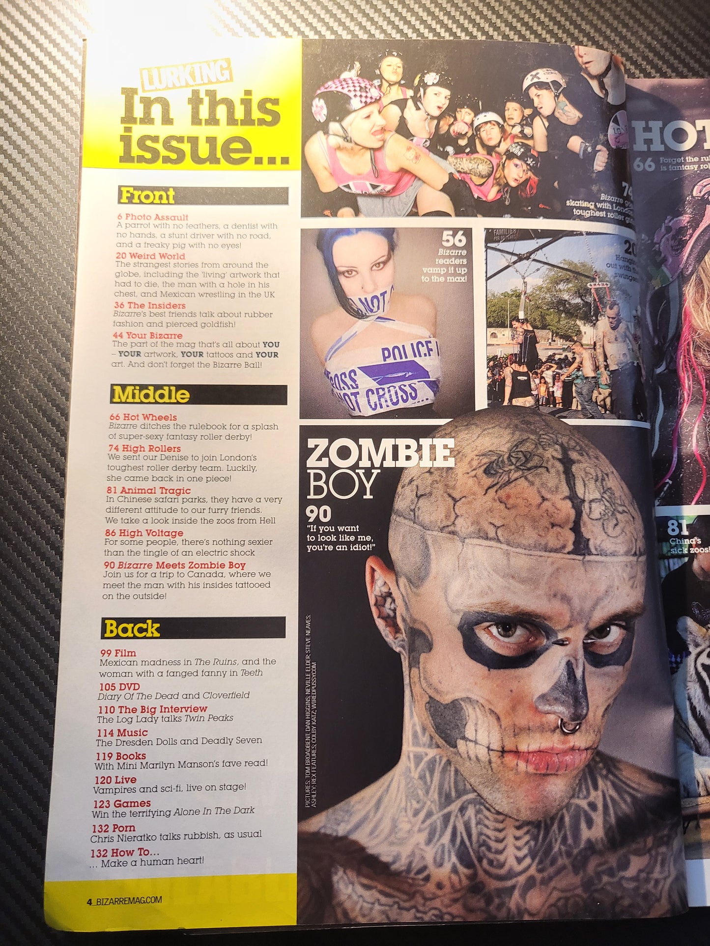 Bizarre Magazine July 2008 (995) Skate Punk Zombie Boy