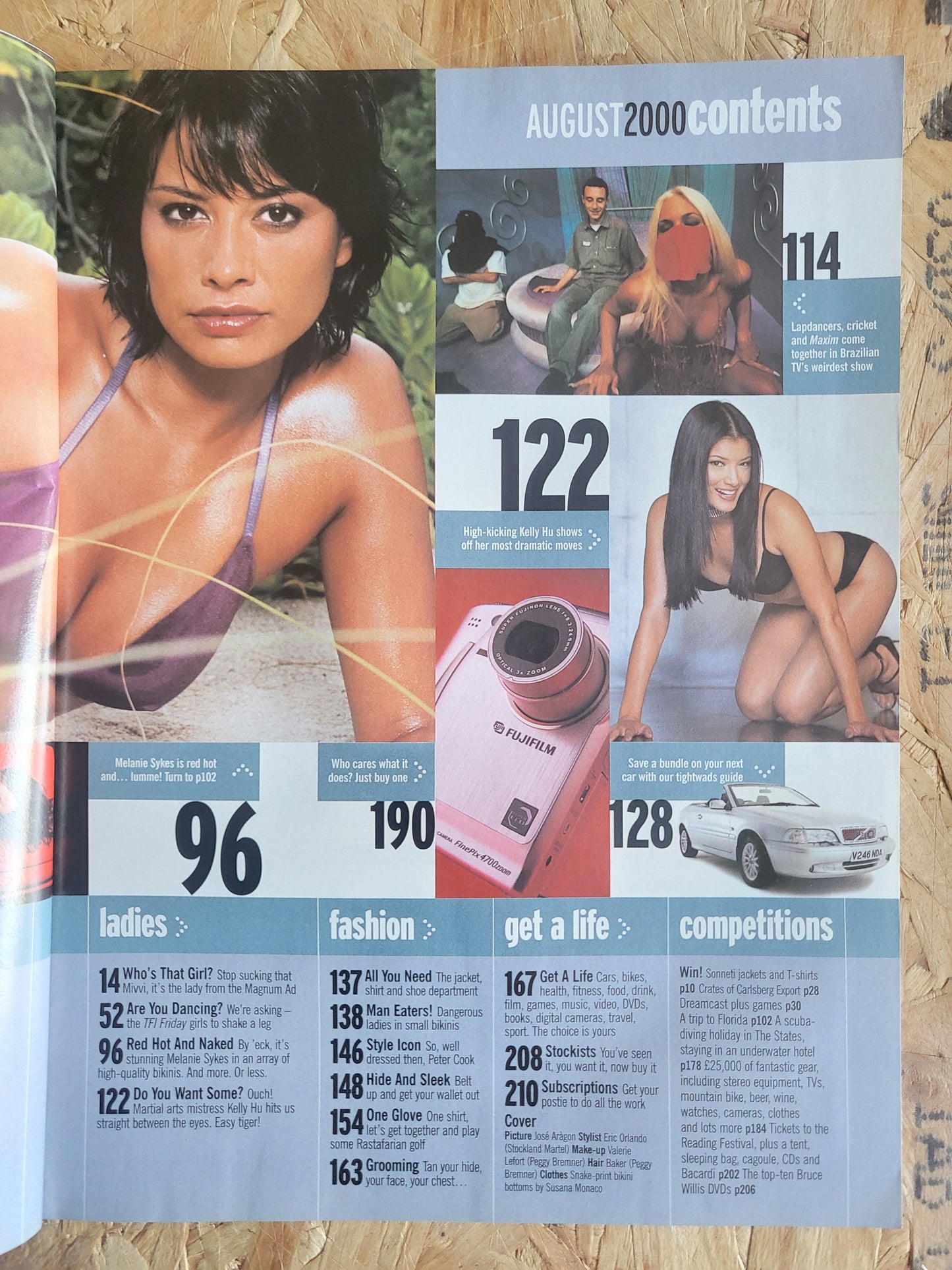 MAXIM Magazine August 2000 (1003) Melanie Sykes Kelly Hu