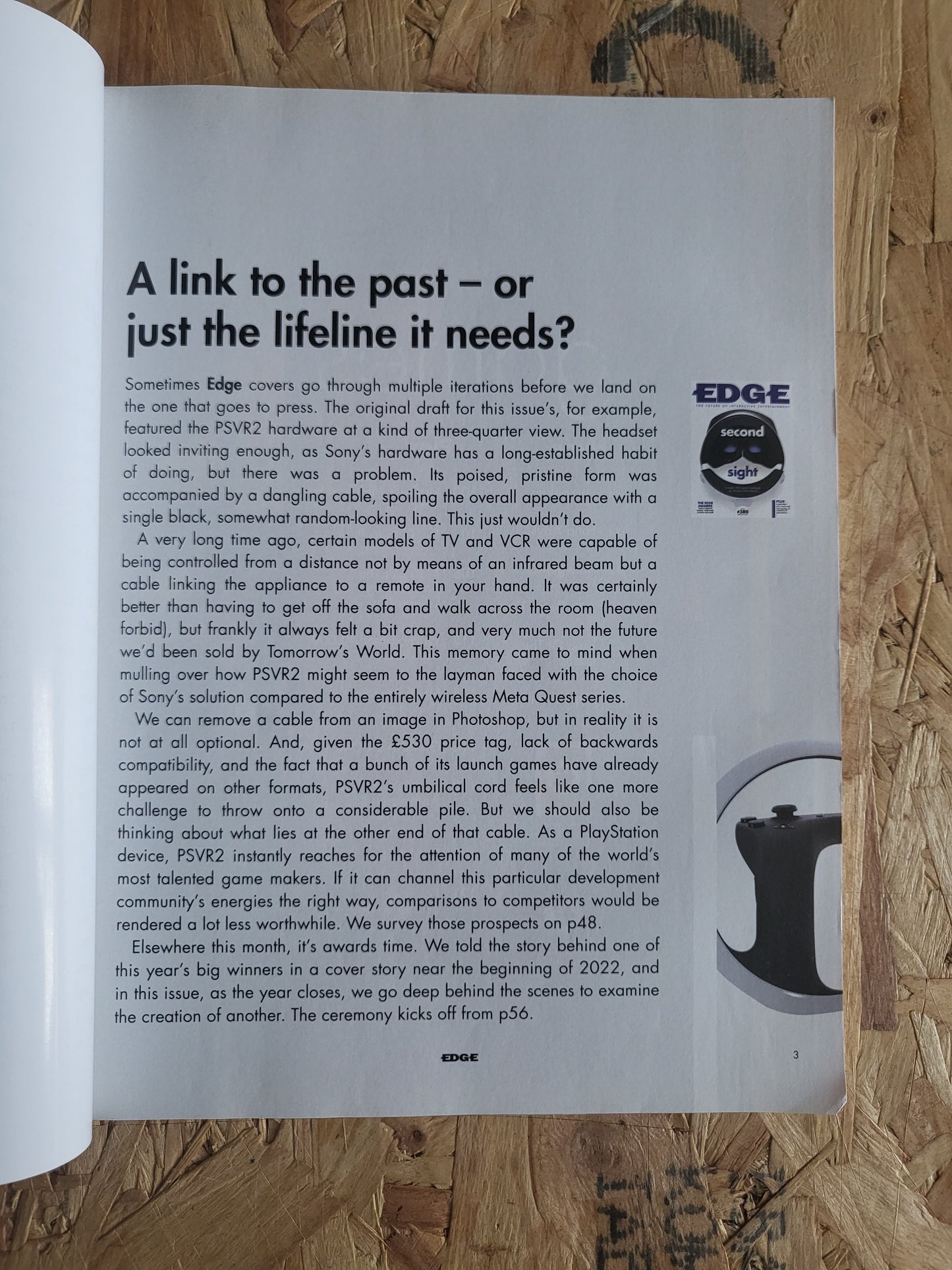 EDGE Magazine February 2023 #380 Subscriber (1005) PS5 PSVR2
