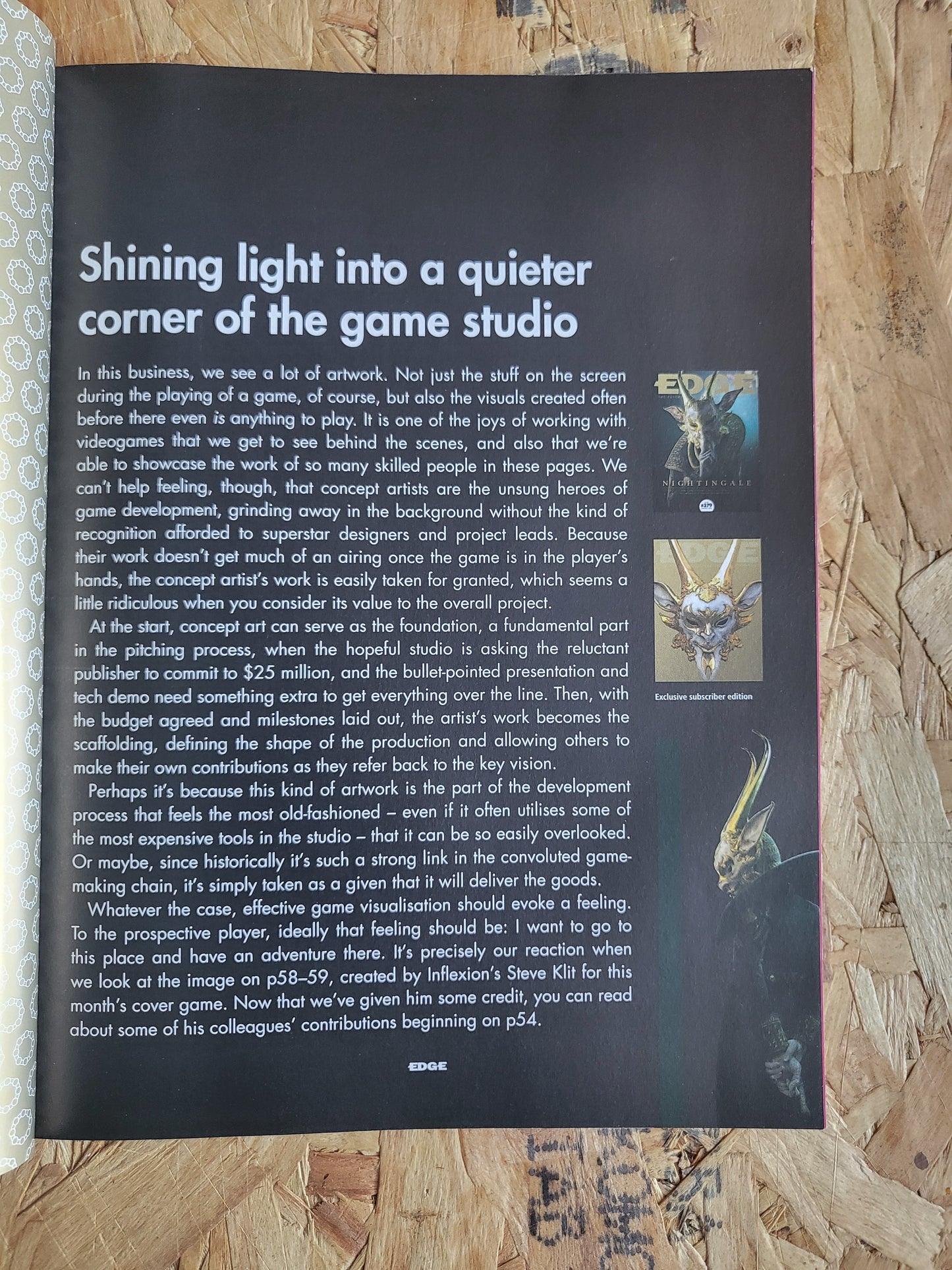 EDGE Magazine January 2023 #379 Subscriber (1005) Nightingale God Of War Ragnarok