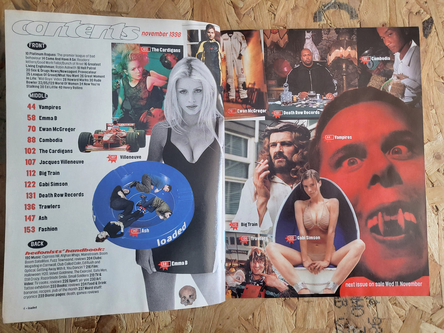 LOADED Magazine November 1998 (1006) Emma B Poster Gabi Simson Ewan McGregor