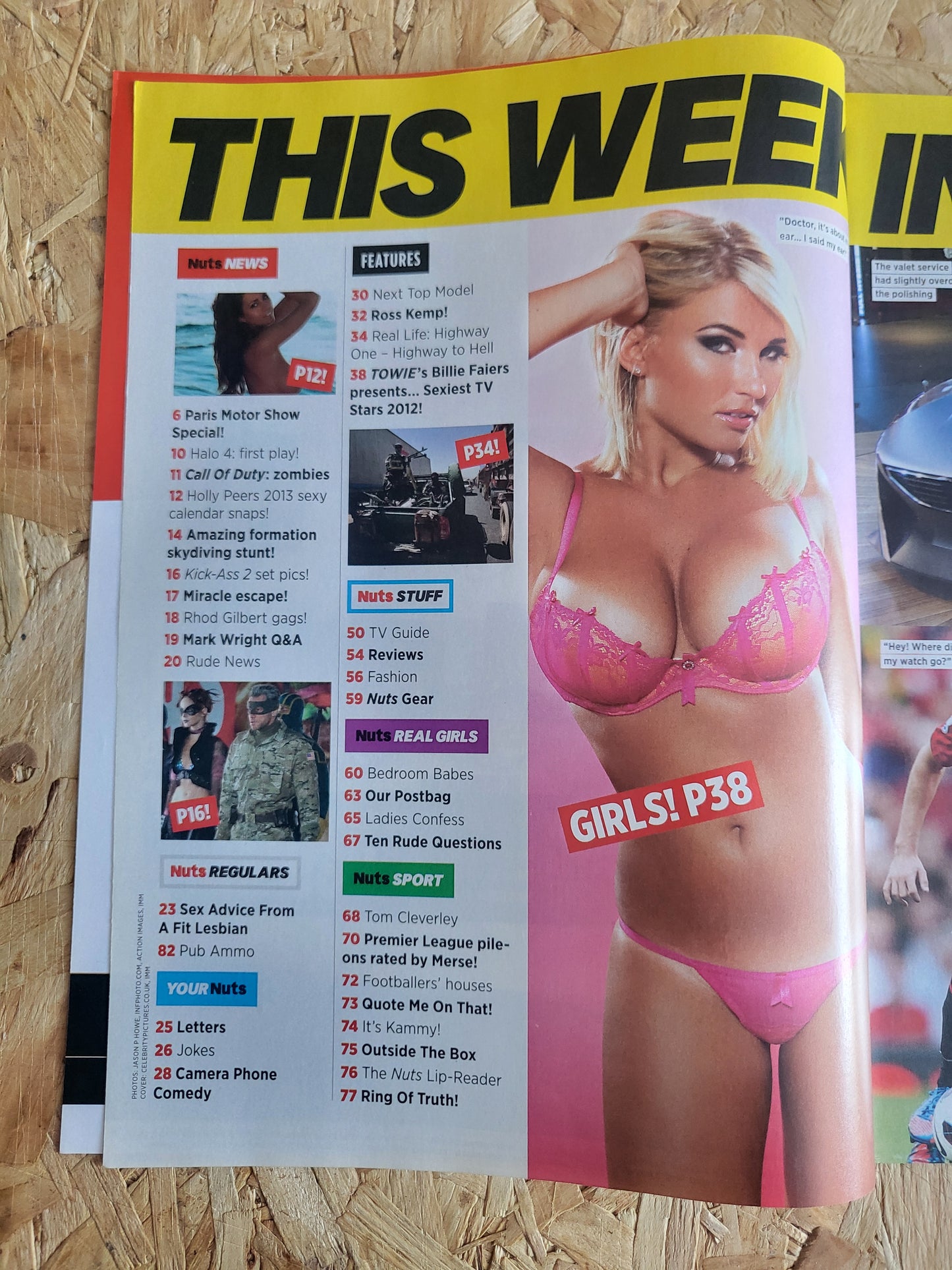 NUTS 5-11 October 2012 (1008) POSTER Billie Faiers Holly Peers Jessica-Jane Holly Hagan