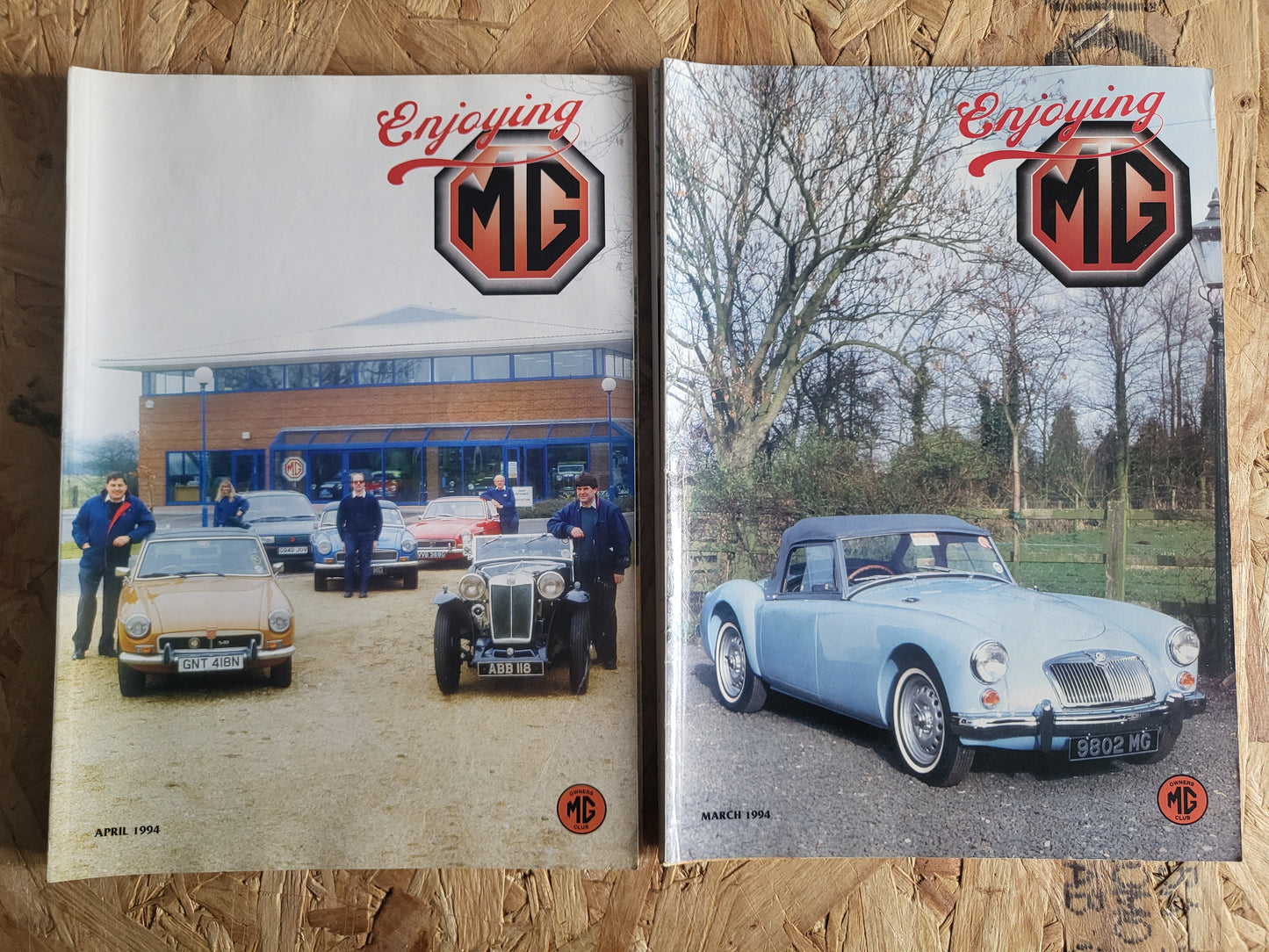 12x Enjoying Mg Magazines 1994 FULL YEAR Bundle/Job Lot (0032) MG 18/80, 18/100, MGB 4x4, Midget