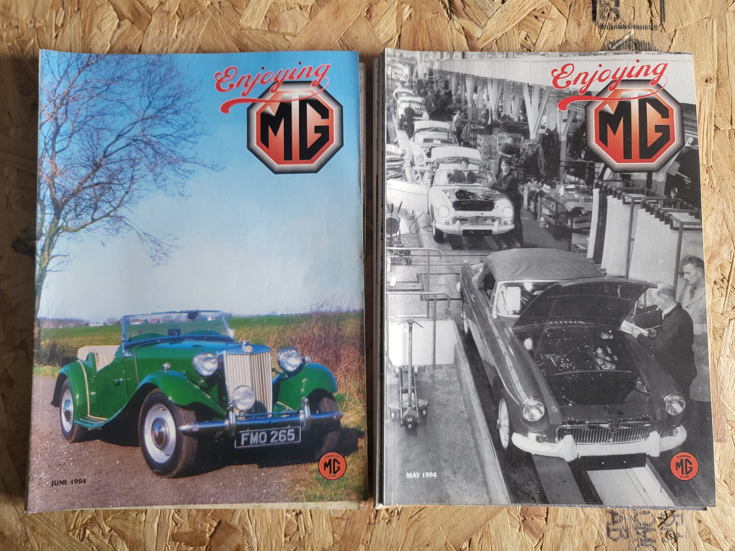 12x Enjoying Mg Magazines 1994 FULL YEAR Bundle/Job Lot (0032) MG 18/80, 18/100, MGB 4x4, Midget