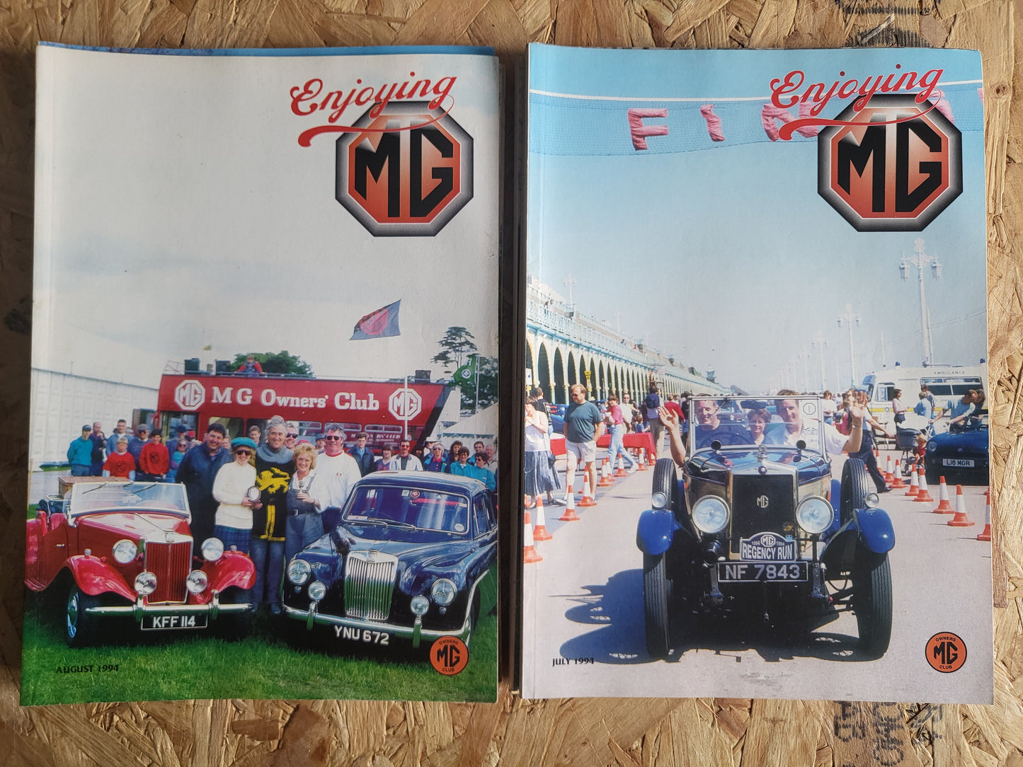 12x Enjoying Mg Magazines 1994 FULL YEAR Bundle/Job Lot (0032) MG 18/80, 18/100, MGB 4x4, Midget