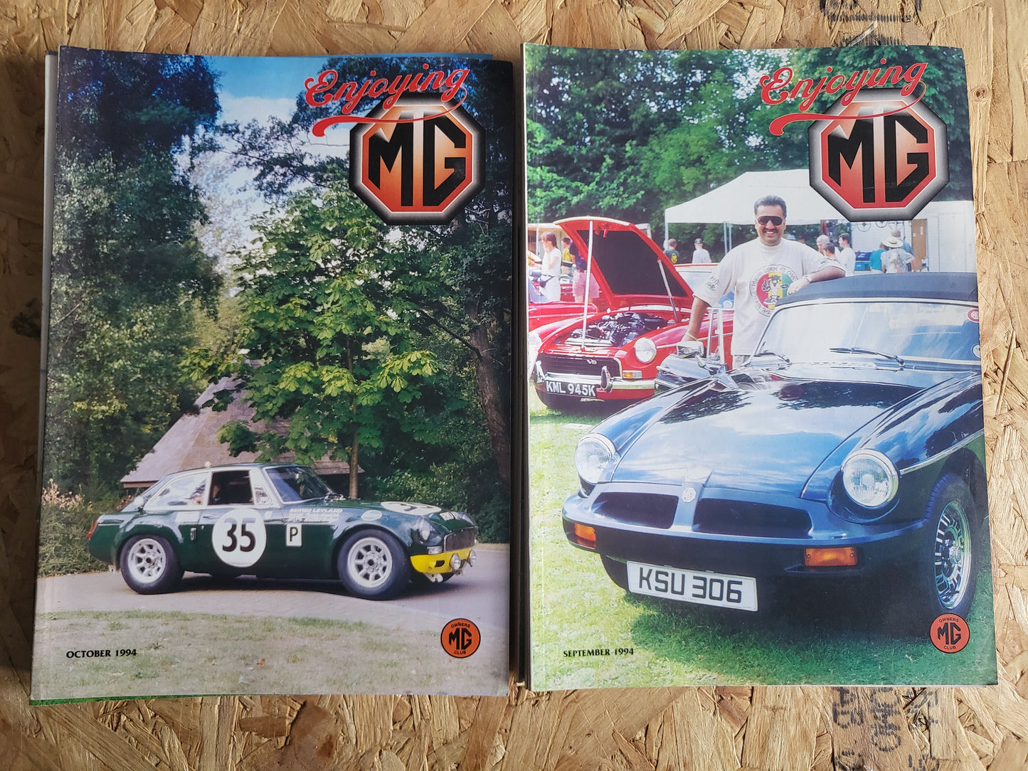 12x Enjoying Mg Magazines 1994 FULL YEAR Bundle/Job Lot (0032) MG 18/80, 18/100, MGB 4x4, Midget