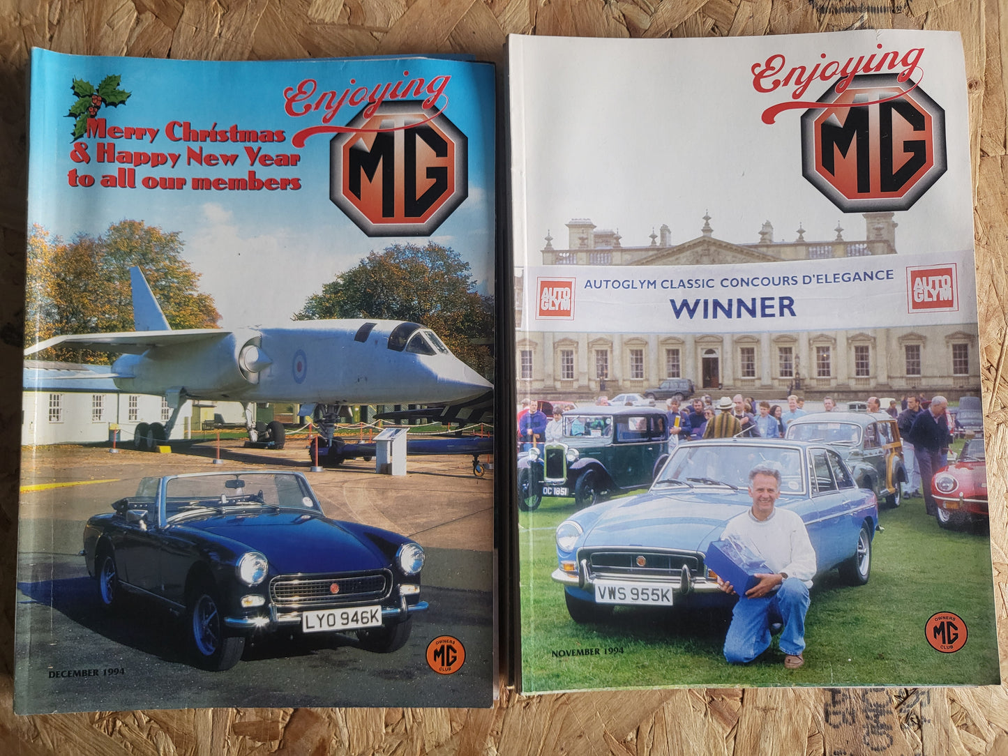 12x Enjoying Mg Magazines 1994 FULL YEAR Bundle/Job Lot (0032) MG 18/80, 18/100, MGB 4x4, Midget