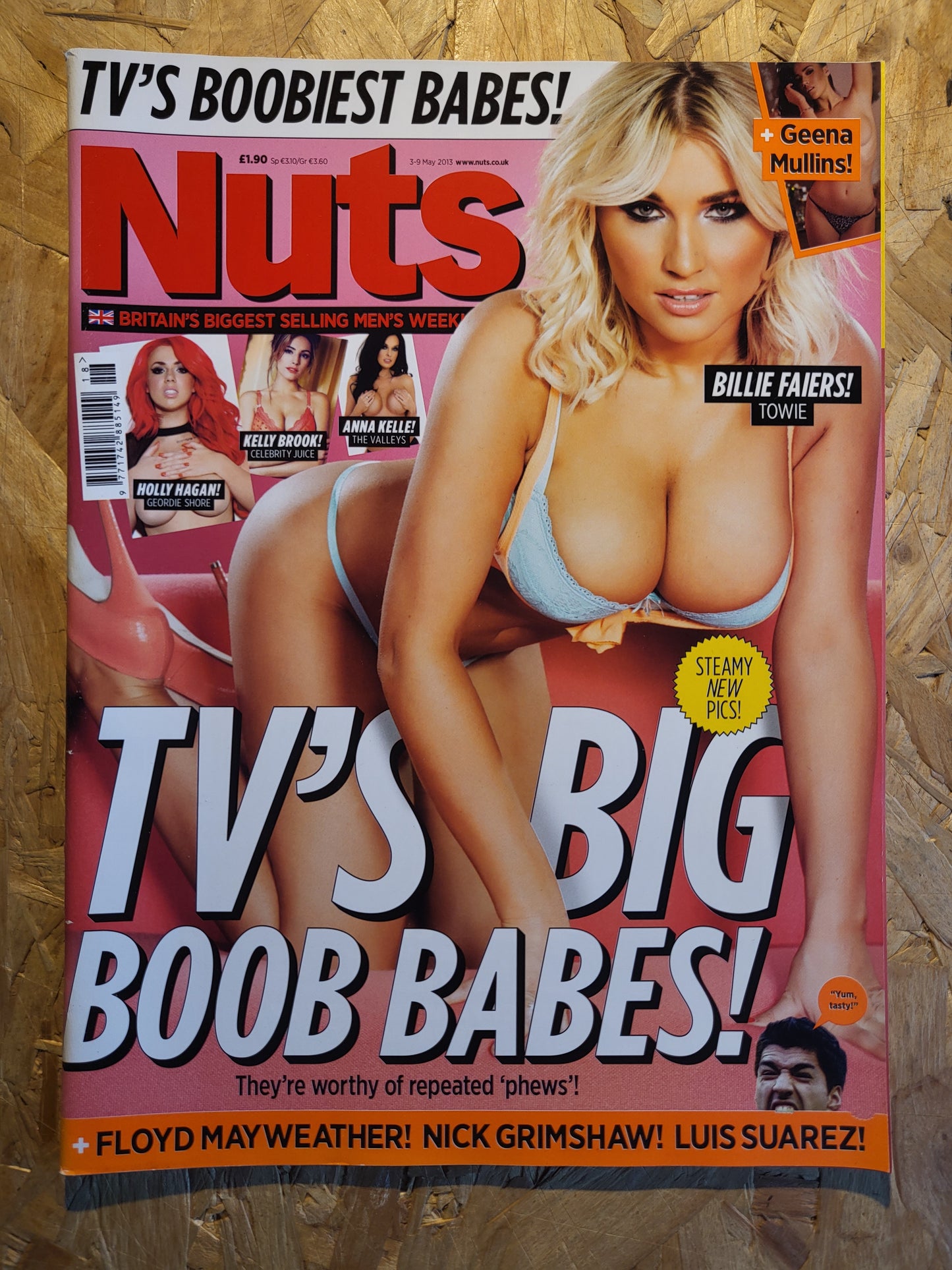 NUTS 3-9 May 2013 (1009) POSTER Billie Faiers Geena Mullins Nataee Harris