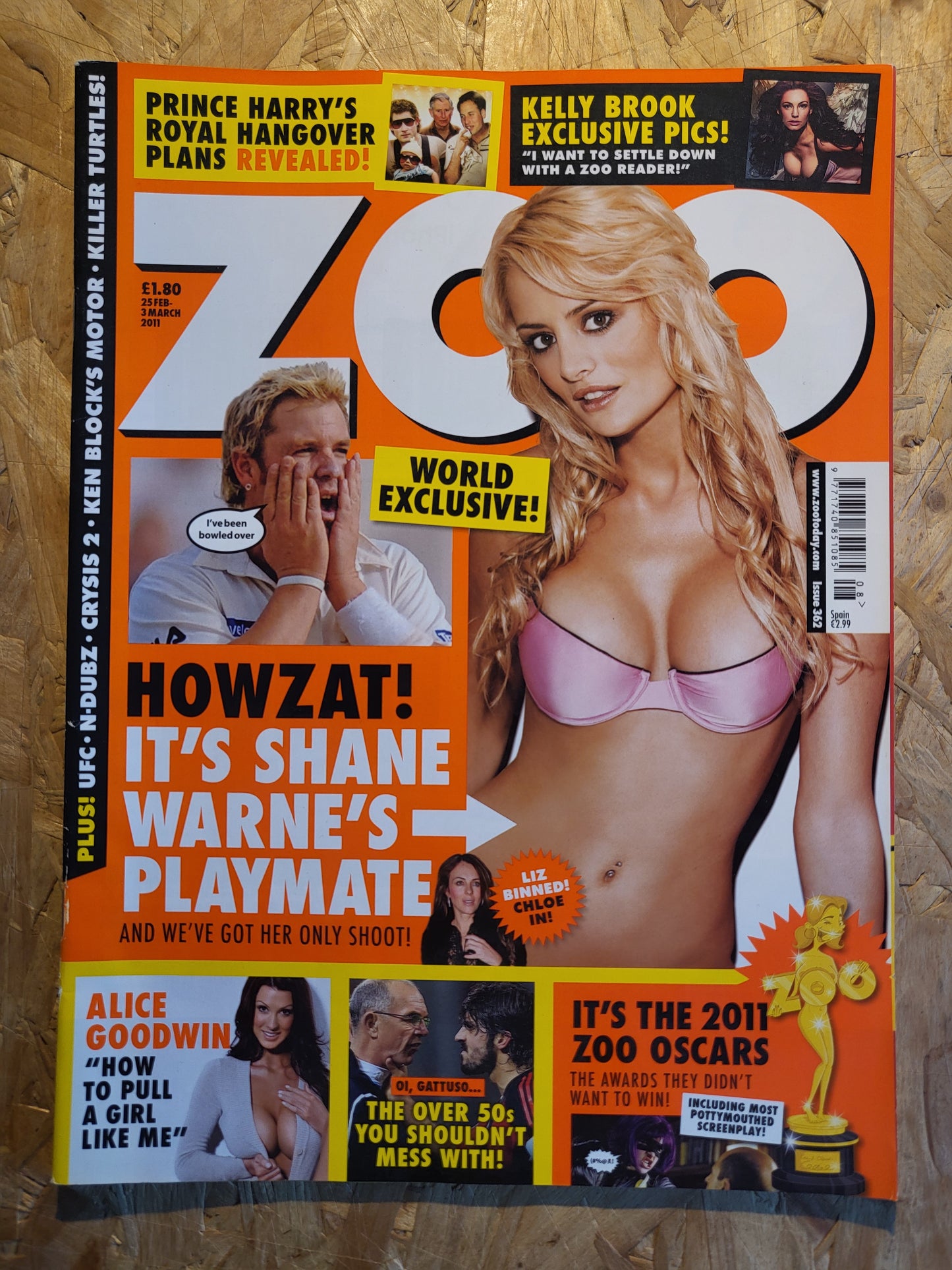 Zoo Magazine 25 February 3 March 2011 (1010) Alice Goodwin POSTER